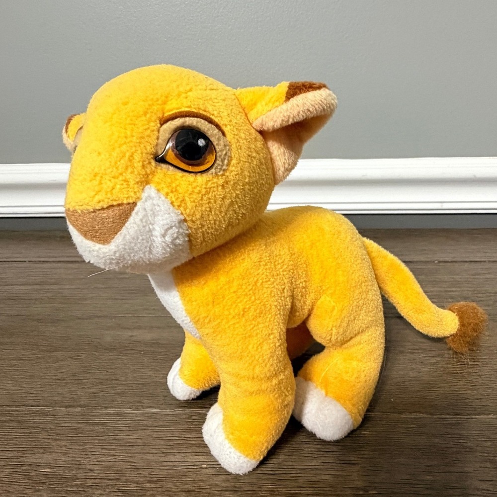 Vintage 1993 Disney The Lion King Simba Plush Mattel 7" Stuffed Animal Toy Cub